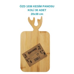 AHŞAP KESİM PANOSU GEYİK  DİKDÖRTGEN **24