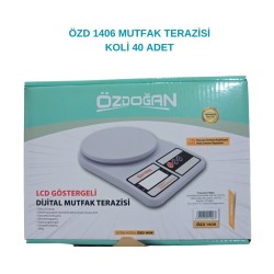 ÖZD 1406 DİJİTAL MUTFAK TERAZİ 10 KG**40