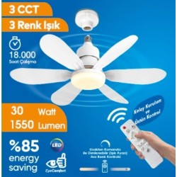 THORLİGHT 30W TAVAN TİPİ FANLI LED AMPÜL**20