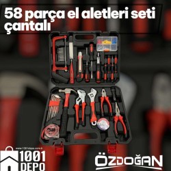 58 PARÇA EL ALETLERİ SETİ ÇANTALI