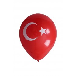 ATOM BALON BASKILI TÜRK BAYRAK PK:100**40