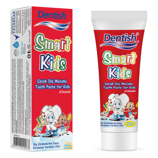DENTISH ÇOCUK DİŞ MACUNU SMART KIDS 90 GR PK 12