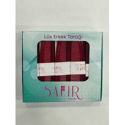 SAFİR ERKEK TARAK NO 5,5 BORDO