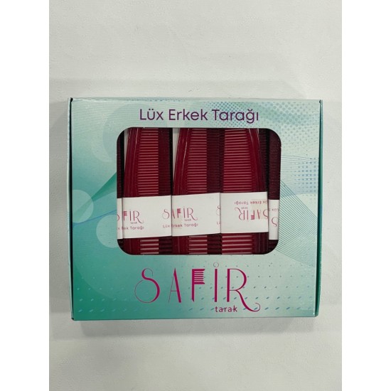 SAFİR ERKEK TARAK NO 5,5 BORDO