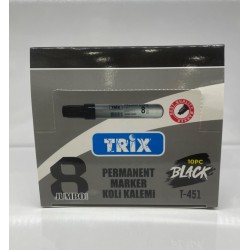 TRIX KOLİ KALEMİ JUMBO SİYAH PK 10