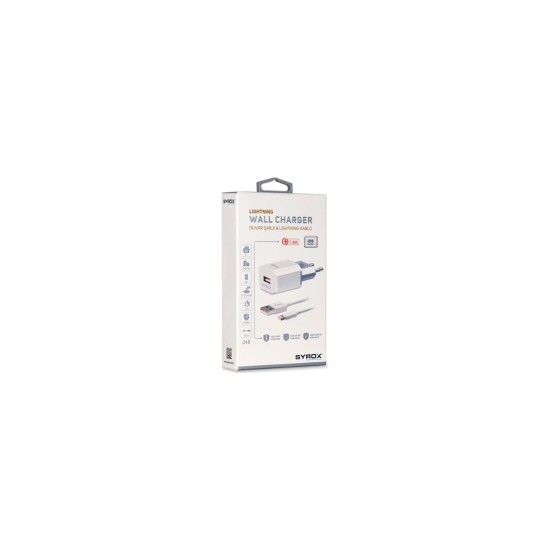 SYROX 1.6 A IPHONE ŞARJ SETİ