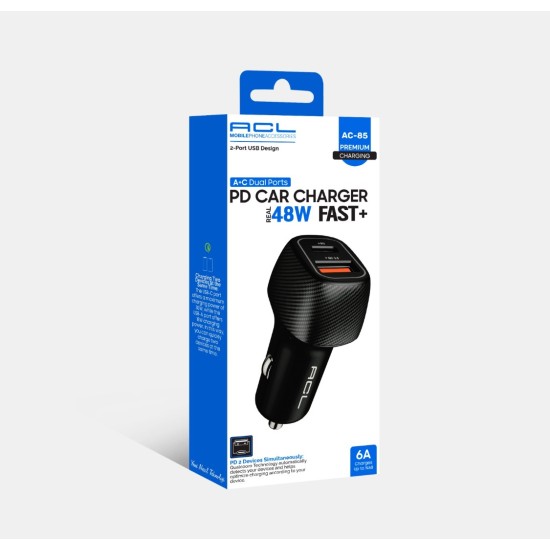 ACL AC 85 A+C GİRİŞ ARAÇ İÇİ ŞARJ 48W 6A**200
