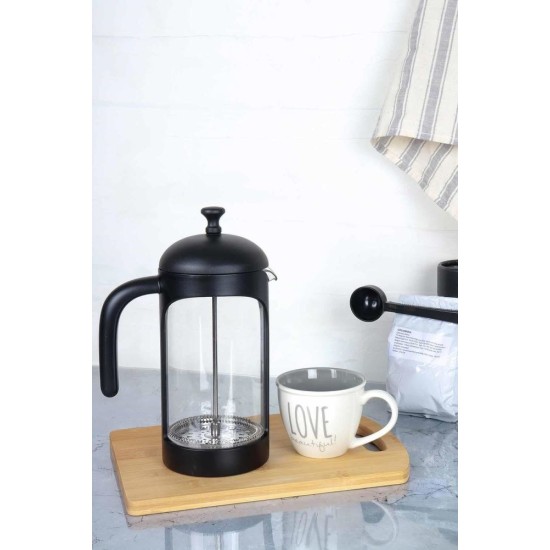 BİTKİ ÇAYI BARDAK FRENCH PRESS PLASTİK 350 ML**60