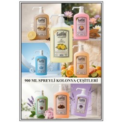 İKD KARIŞIK KOLONYA 900 ML SPREYLİ **12