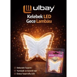 ULBAY GC 15 KELEBEK GECE LAMBASI**240