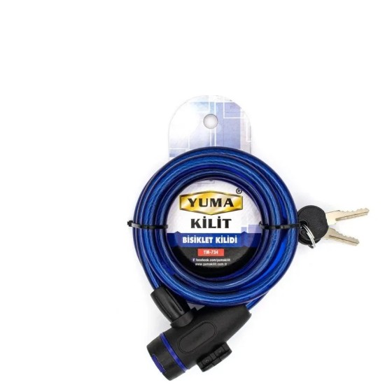 YM 734 BİSİKLET KİLİDİ KALIN 150 CM **160