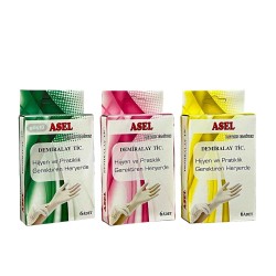 ASEL LATEKS ELDİVEN 6 LI PK 30**12