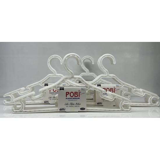 POBİ 033 ÇOCUK ELBİSE ASKISI 6 LI PK 30**120