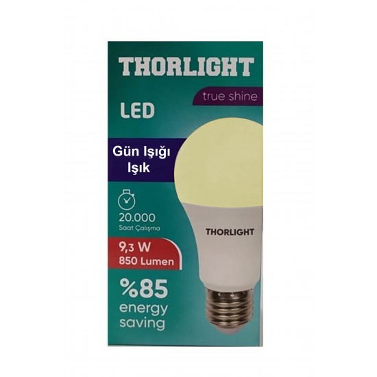 THORLIGHT LED AMPÜL 9W GÜN IŞIĞI**60