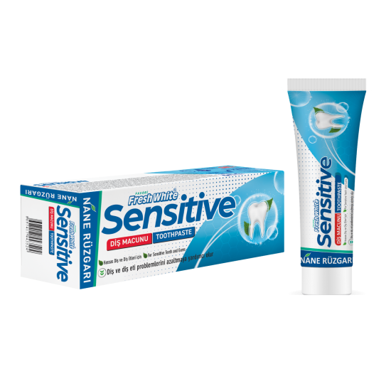FRESH WHITE DİŞ MACUNU SENSITIVE 90 GR**12