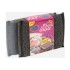 BYHANEX SİYAH SOSYETE SÜNGER TELLİ İNOX 2Lİ(32*17)