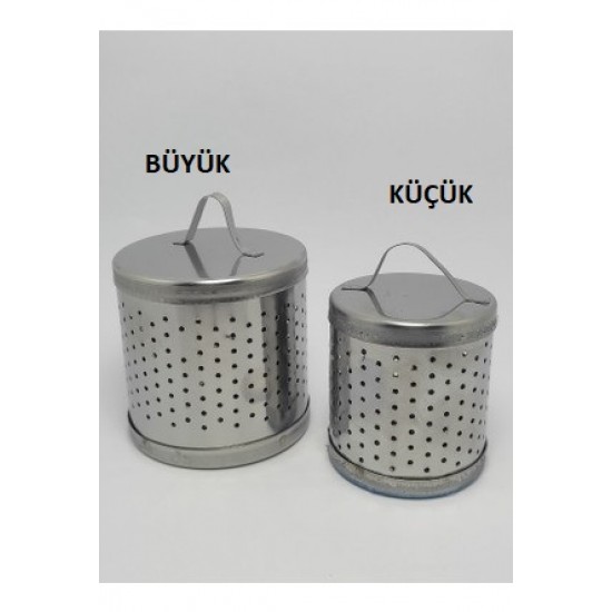 ÇAY SÜZGEÇ SİLİNDİR METAL KÜÇÜK**200