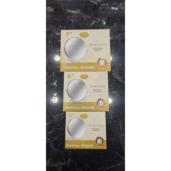 MAKYAJ AYNASI METAL ÇERÇEVE 5 İNÇ**120