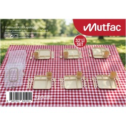 MUTFAC PİKNİK SETİ 32 PARÇA 6 KİŞİLİK**12