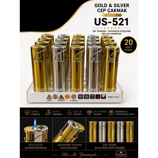 ÇAKMAK TURBO ÇAKMAK US 521 PK 20**480