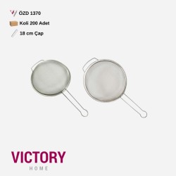 METAL SAPLI SÜZGEÇ KÜÇÜK 18 CM**200