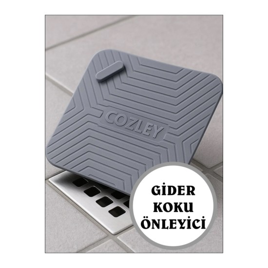 ÇİZGİLİ GİDER KAPAK SİLİKON**500