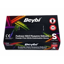 BEYBİ LATEKS ELDİVEN SİYAH PUDRASIZ SMALL**20