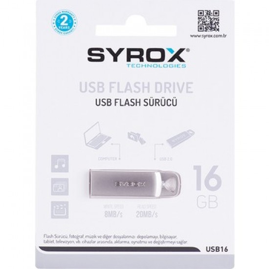 SYROX USB FLASH BELLEK 16 GB