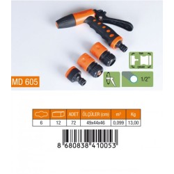 SULAMA FISKİYE KOD 605 TABANCA 4 LÜ SET**72